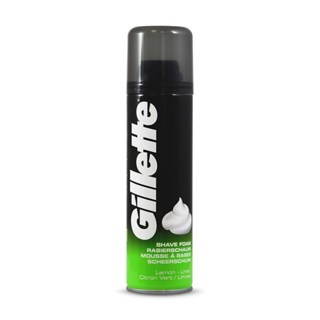 GILLETTE SHAVING FOAM LEMON/LIME 200ML